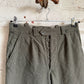 1960s Green Wool Military  Trousers