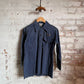 1940s Dark Grey Bukta Smock Shirt