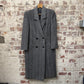 1970s Grey Debenhams Over Coat Jacket