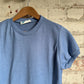 1970s Blue Short Sleeved Jumper