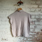 1950s Beige Knitted british button Top