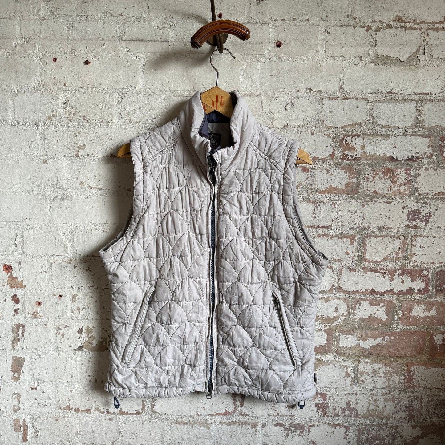 2000s Beige Nike ACG Padded Gilet Jacket