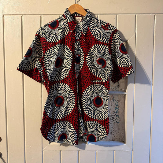 1960s Ivy League Arrow Peacock Button Up Shirt