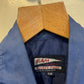 Vintage 1970s 1980s Navy Four pocket Harrington Style Jacket Coat