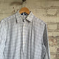 1980s White Checkered Czarina Button Up Shirt
