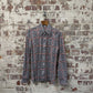 1970s Checkered Dead Stock Italian Button Up Shirt