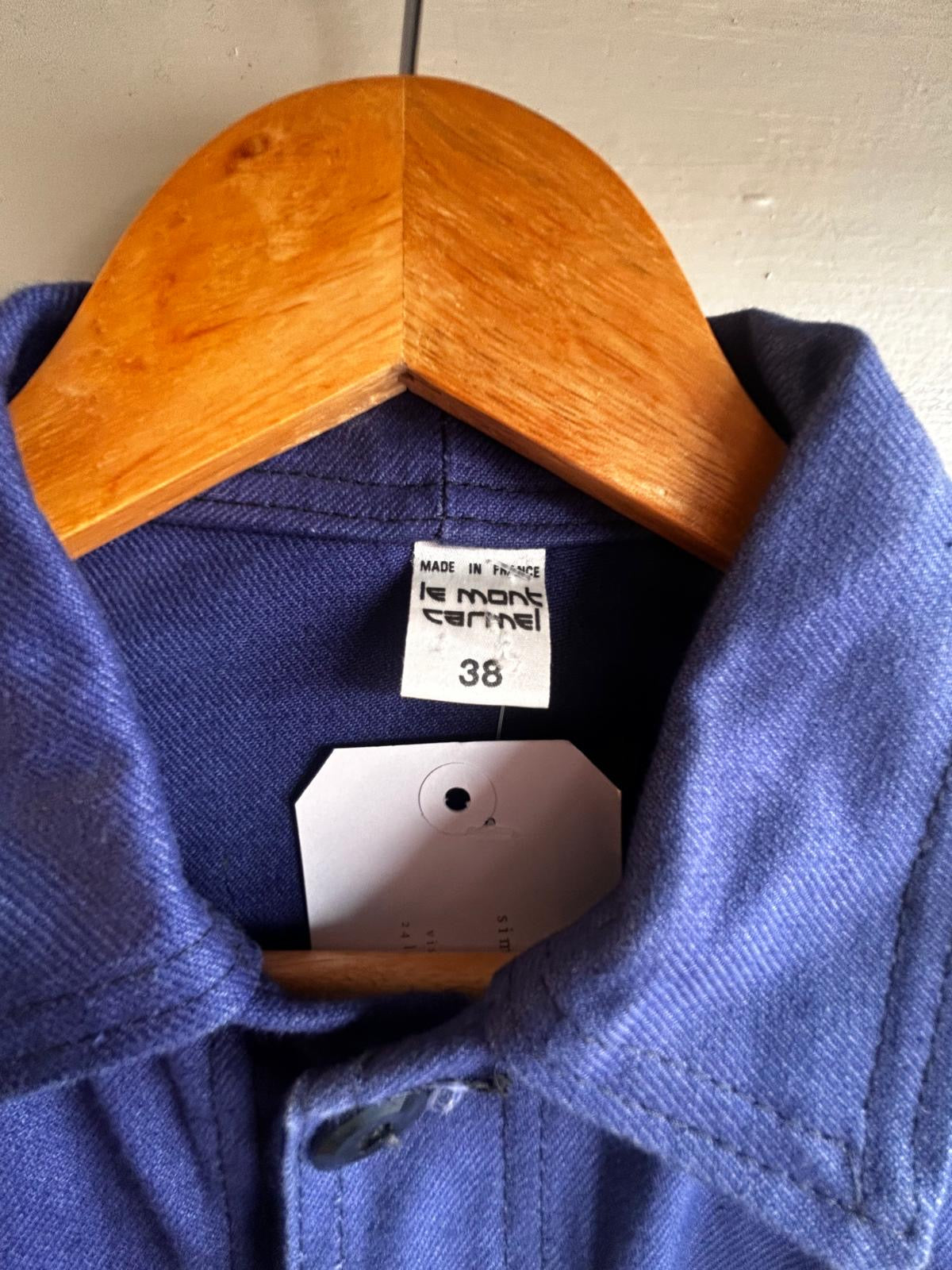 1970s Navy French Cotton Work Jacket