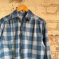 1980s Blue Checkered Button Shirt