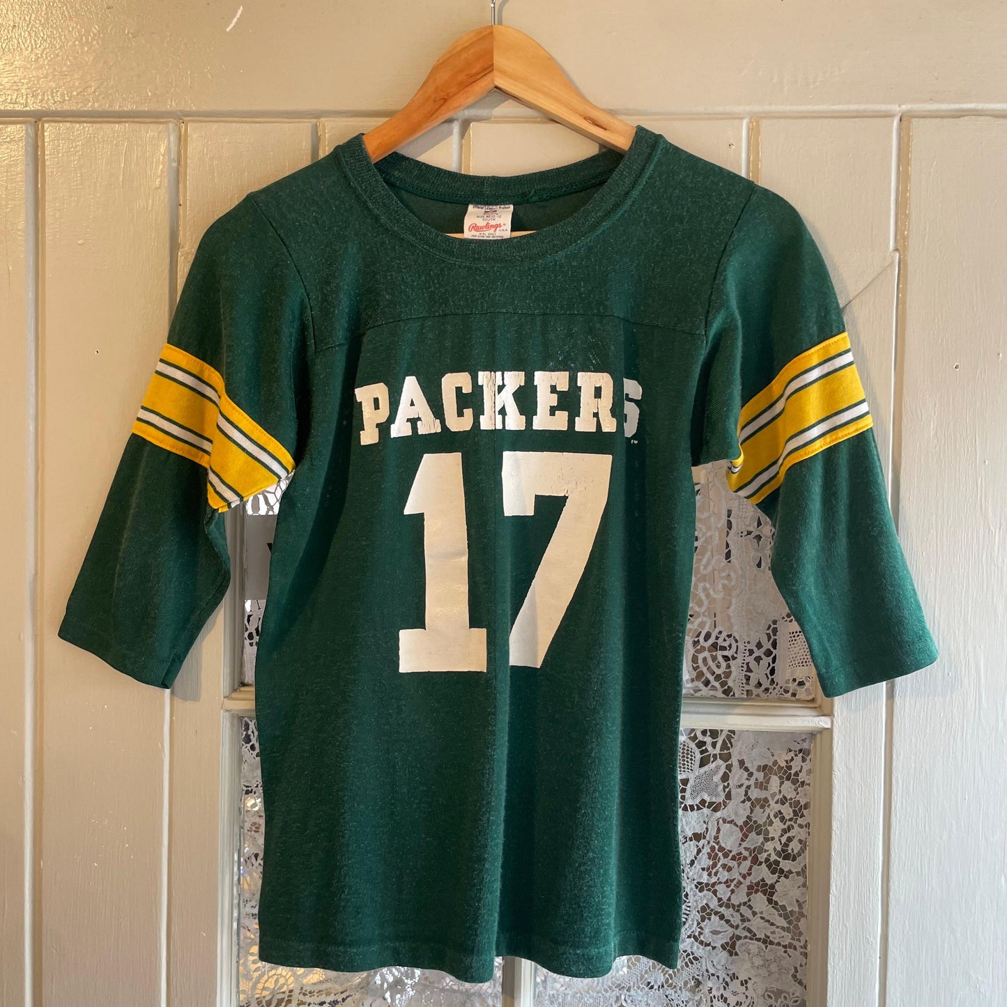1970s Green Rayon NFL Green Bay Packers Jersey