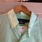 Green Striped Ralph Lauren Button Shirt