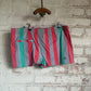 1980s Multicoloured Slazenger Striped Shorts
