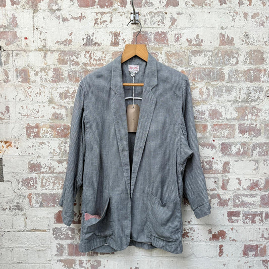 1980s Grey Kenzo Blazer Style Jacket
