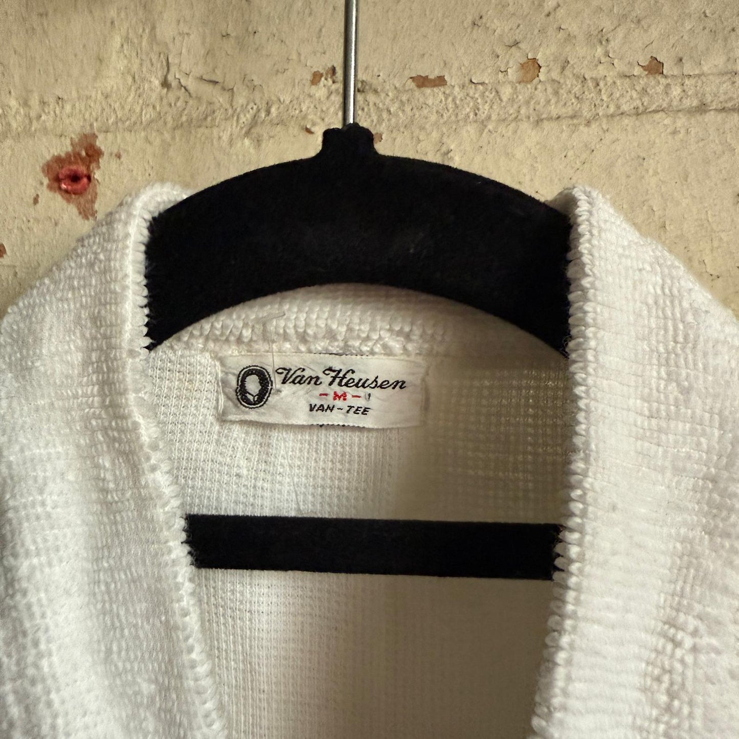 1960s White Van Hausen Towelling Cardigan