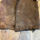1940s 1950s WW2 British Military Leather Jerkin Gilet Jacket