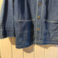 1960s Dark Blue Work Wear Denim Jacket