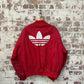 1980s Red Padded Adidas Bomber Jacket