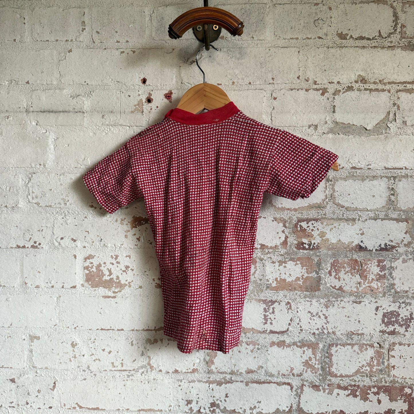 1950s Red Unusual Patterned T-shirt
