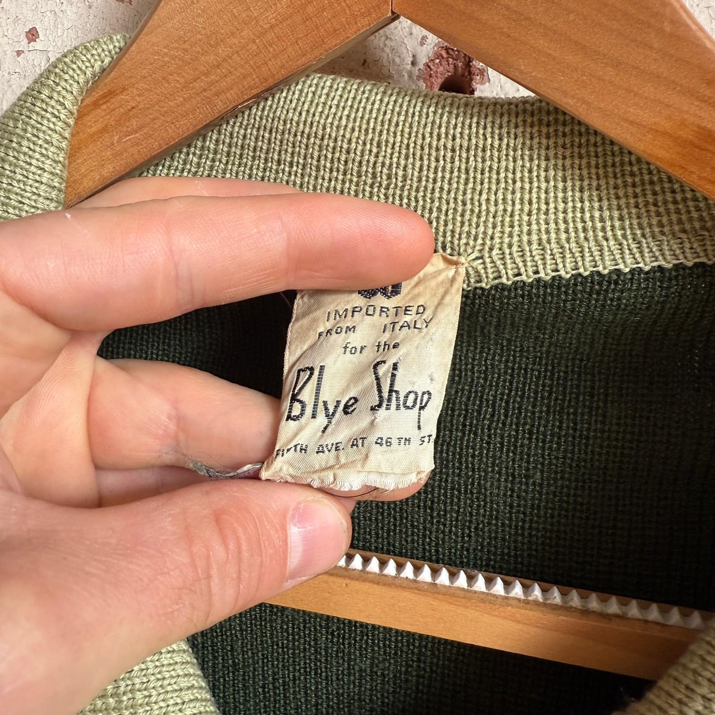 1960s Suede Leather Knitted Italian American Shirt