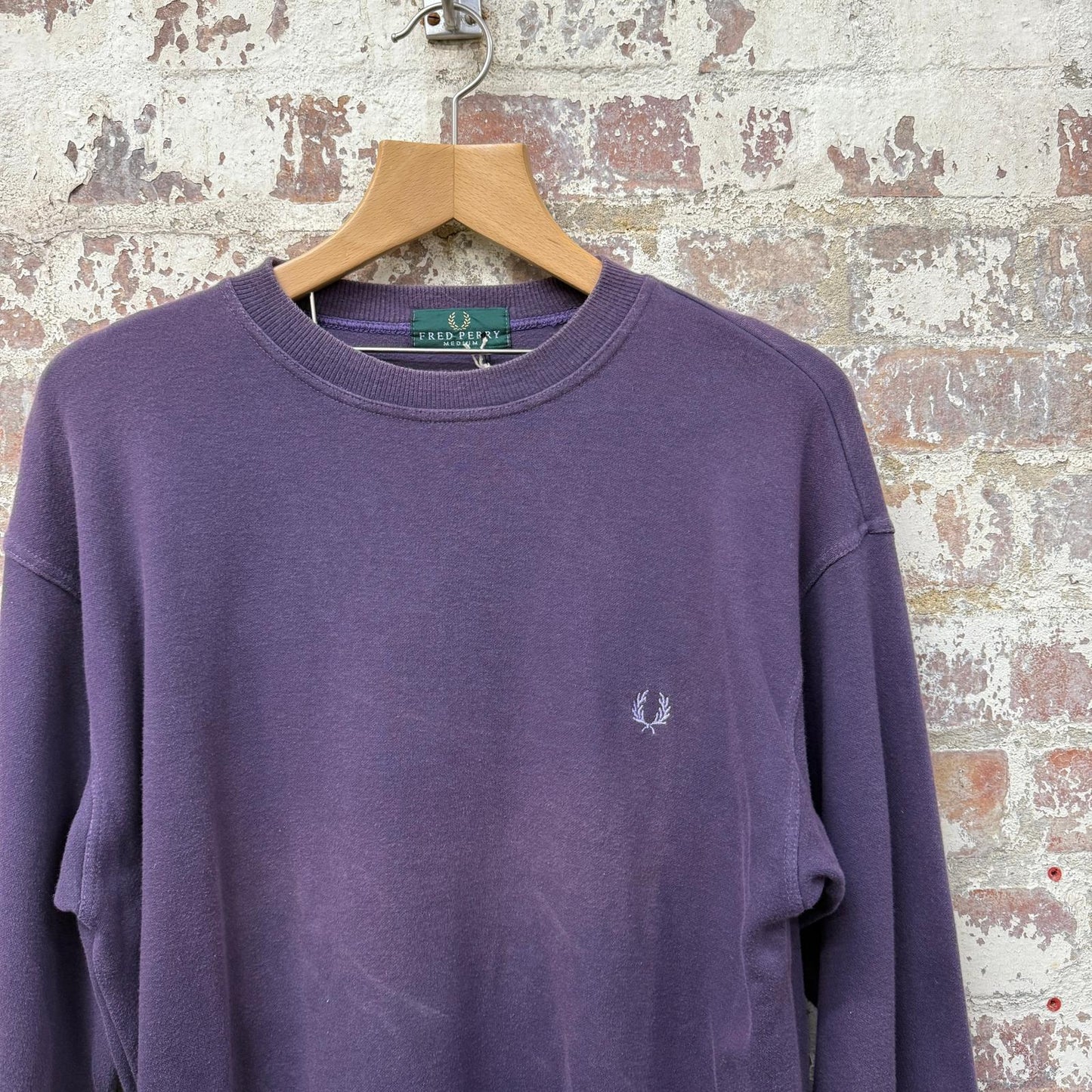1990s Purple Fred Perry Sweatshirt