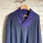 1970s Purple Knitted Coxmore Knitted Jumper