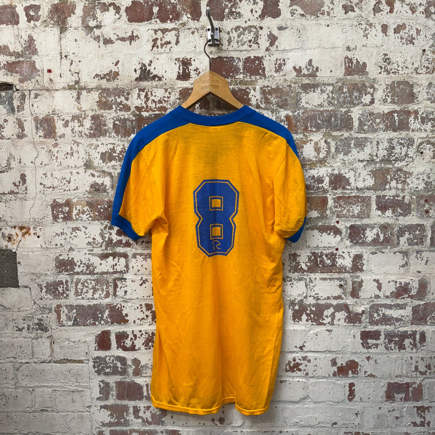 1970s Yellow Puma Sports T-Shirt