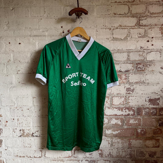 1970s Green Le Coq Sportif Football T-Shirt
