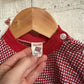 1950s Red Unusual Patterned T-shirt