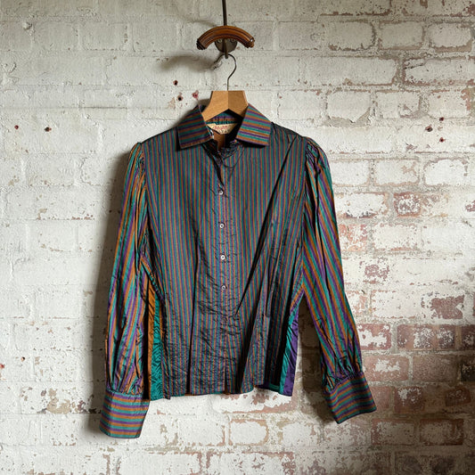 1970s Multicoloured Striped Shirt