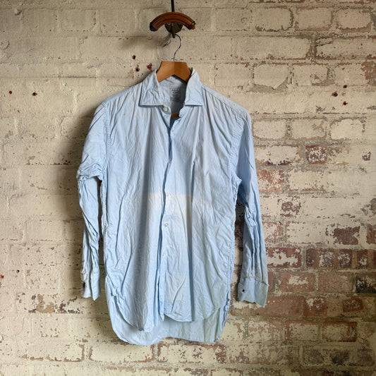 1960 Light Blue British Button Shirt