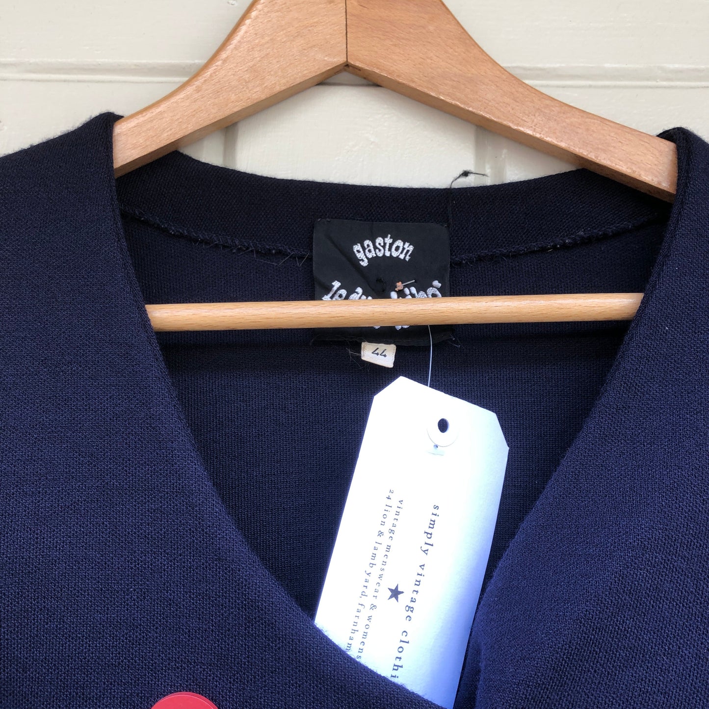 1970s Navy Double Breasted Italian Wool Jacket