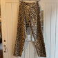 1960s Leopard Punk Print Trousers