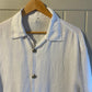 1960s White Italian Linen Button Shirt