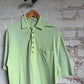 1990s Lime Green St Michaels Polo Shirt