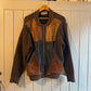 1970s Suede Knitted Italian Zip Up Bomber Jacket
