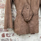 1970s Brown Belted Suede Leather Jacket