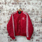 1980s Red Padded Adidas Bomber Jacket