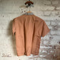 1970s Beige Collared Dead Stock Leisure shirt
