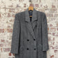 1970s Grey Debenhams Over Coat Jacket