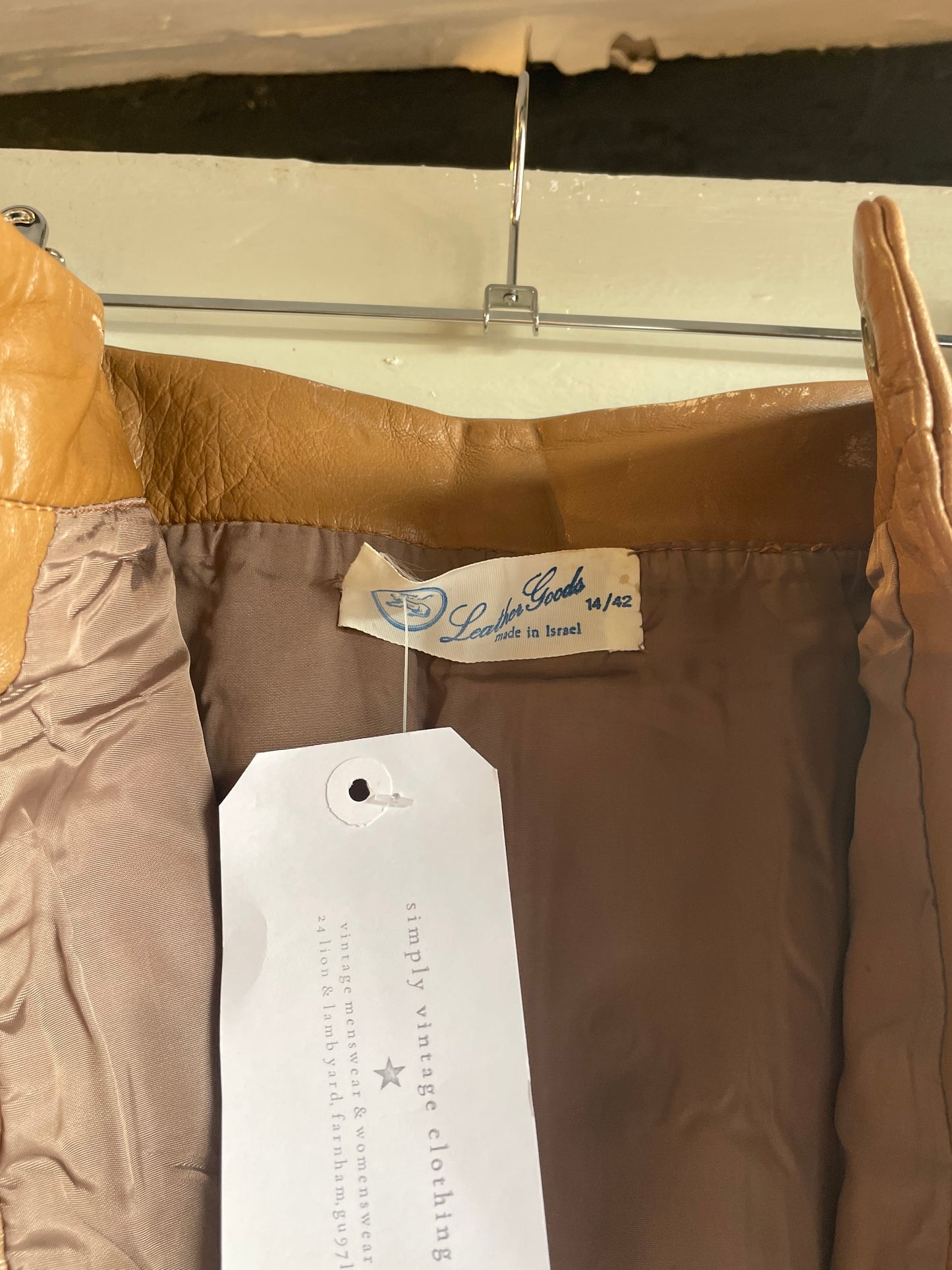 1960s Brown Suede and Leather Skirt