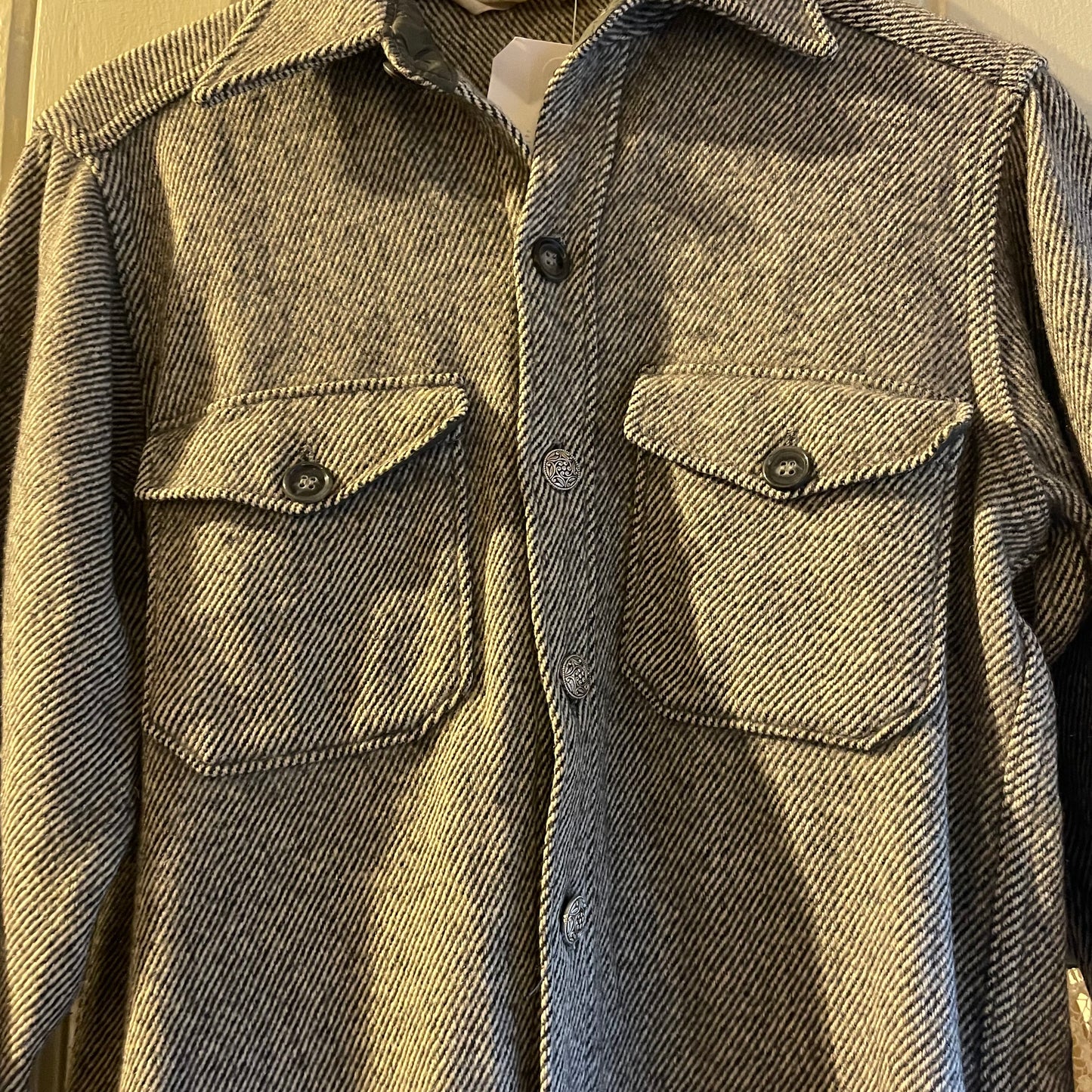 1960s Grey Wool Over Shirt