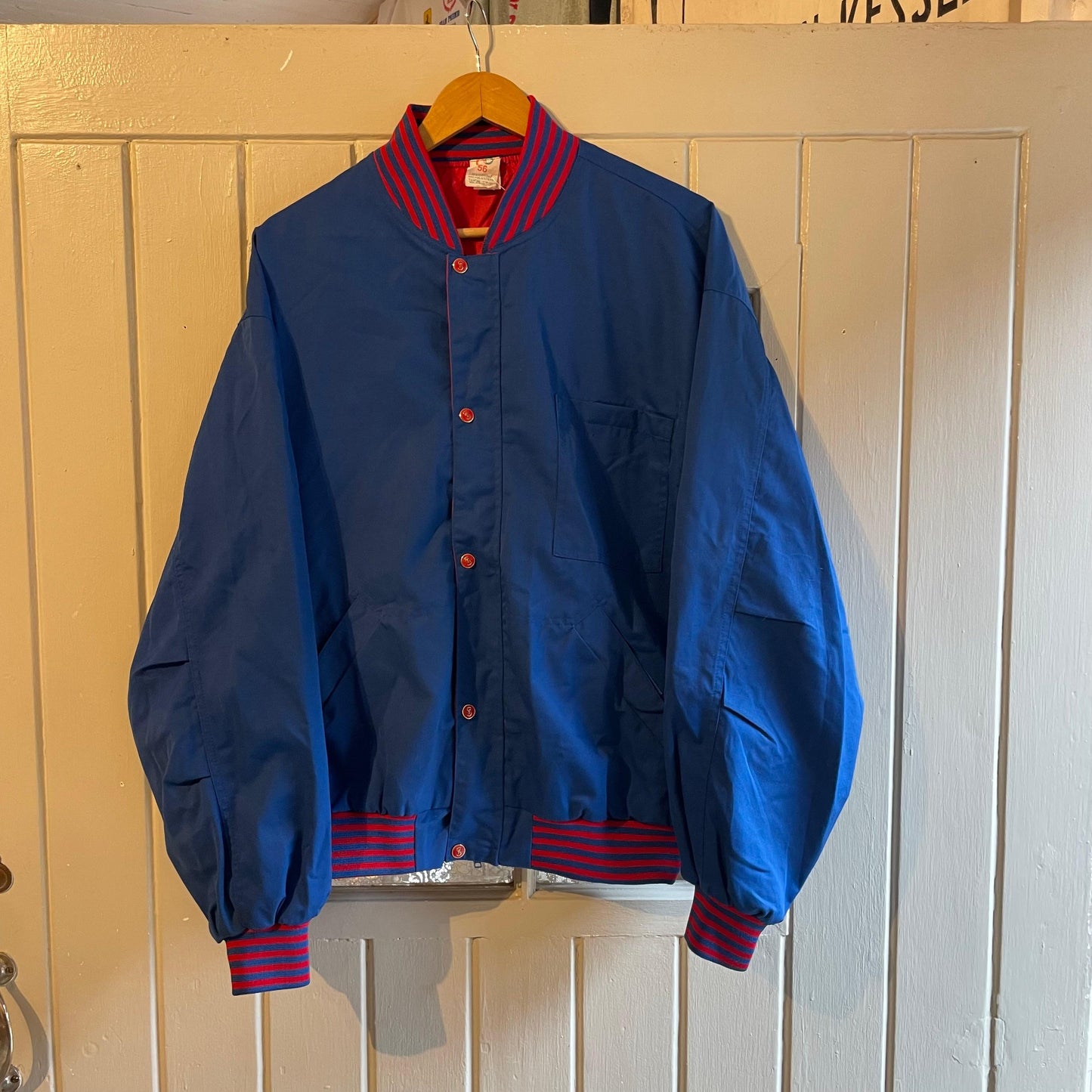 1980s Blue Bomber Varsity Jacket