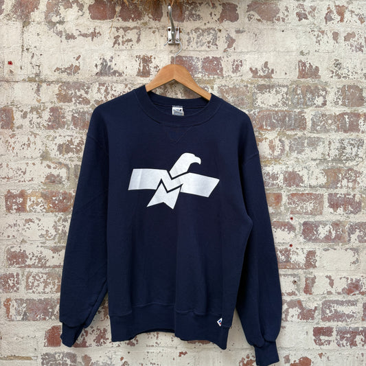 Vintage Navy Russel Graphic Sweatshirt