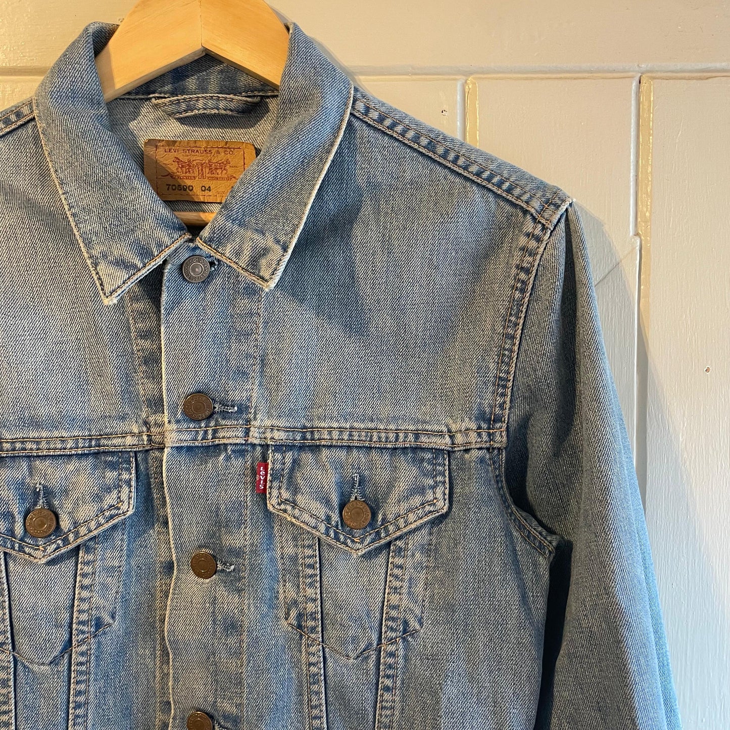 1990s Light Blue Levi's Denim Jacket