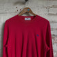 1990s Red Blank Logo Sweatshirt