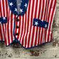 1980s American Flag Patriotic Waistcoat