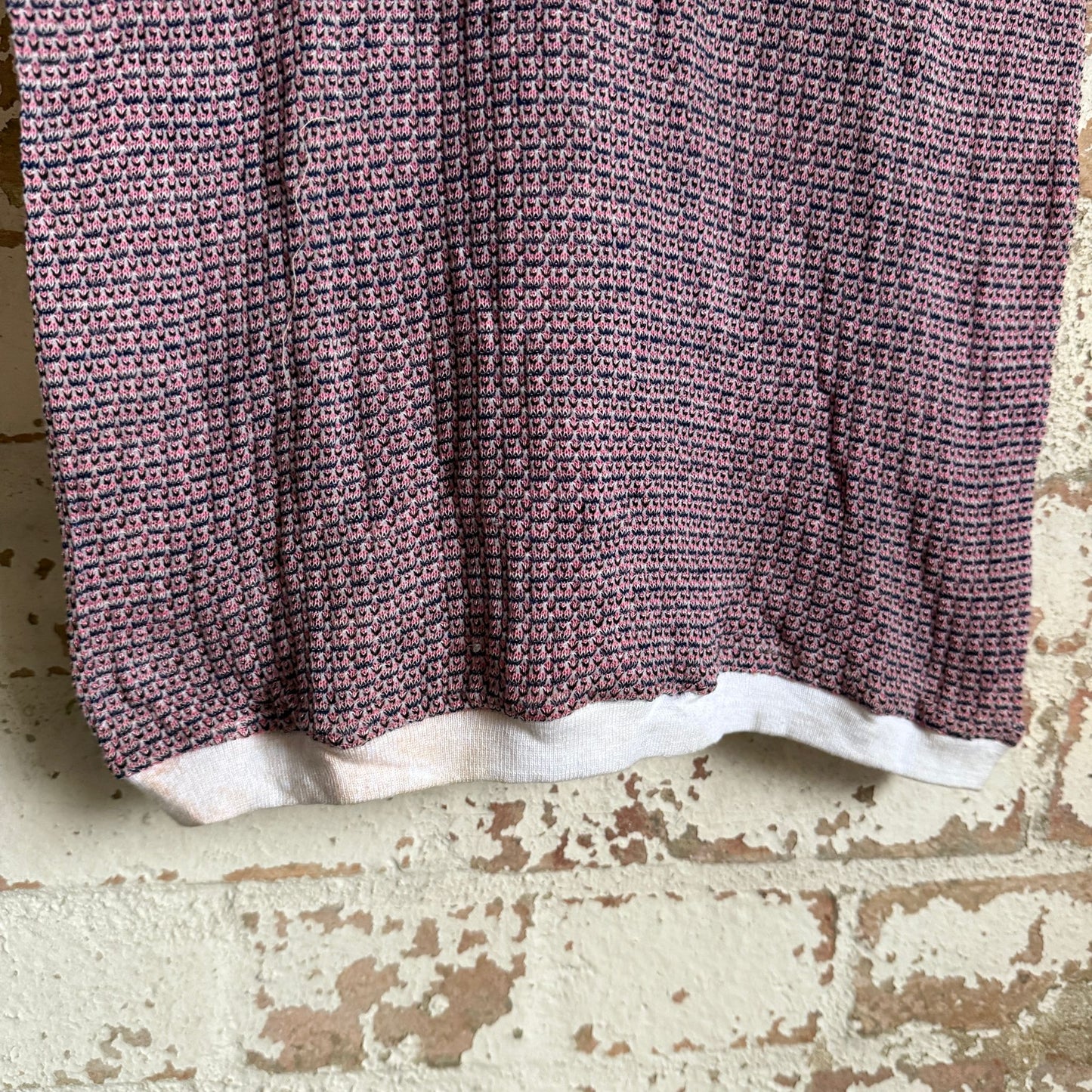 1970s Purple Knitted Raglan T-Shirt Top