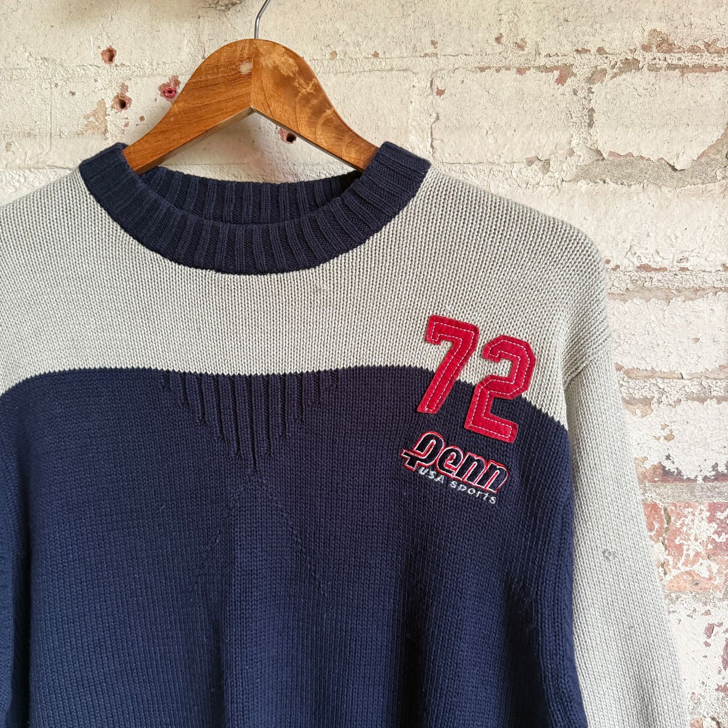 2000s Y2K Penn Knitted Jumper