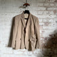 1960s Beige British Summer Blazer Jacket