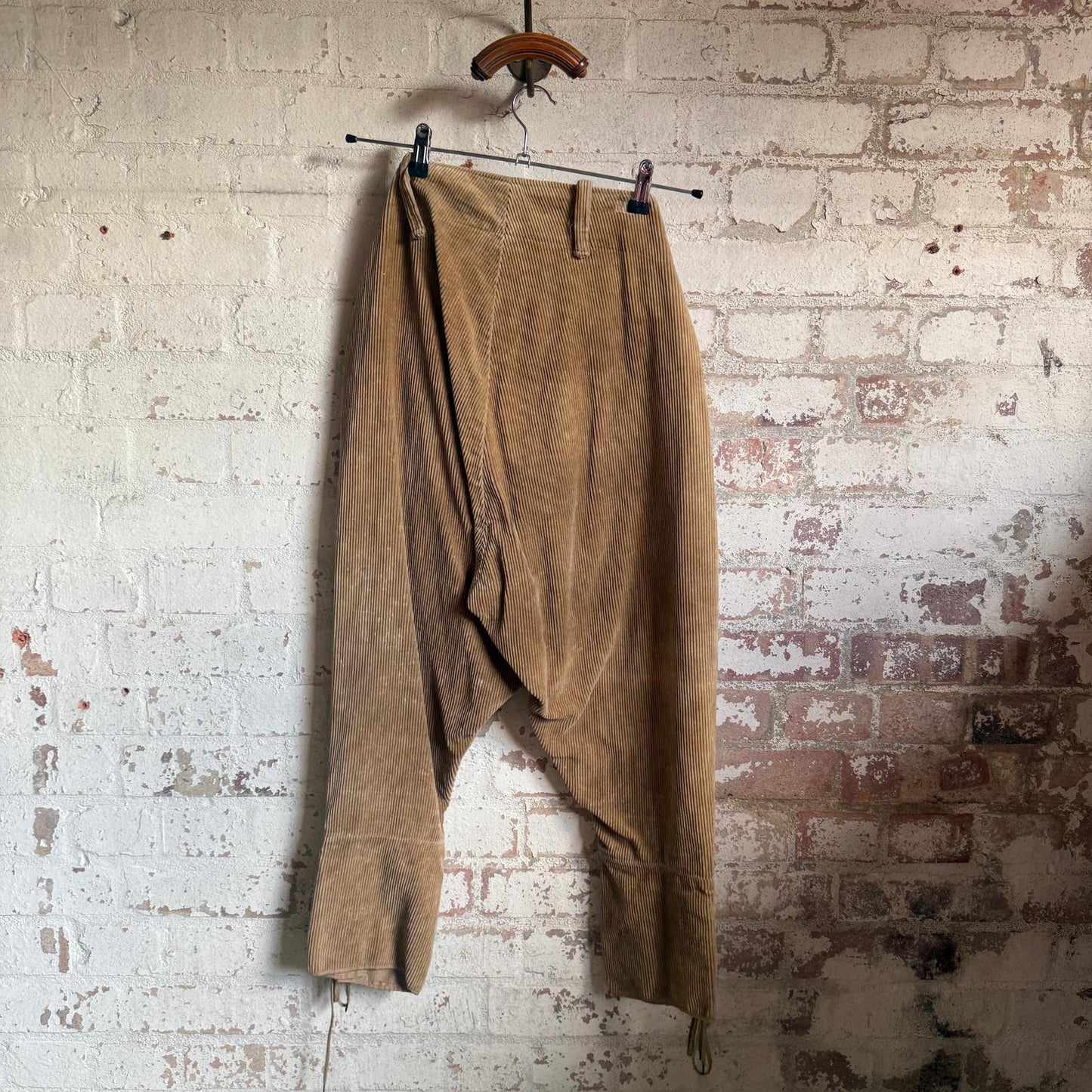 1940s WW2 Beige Corduroy Land Army Trousers