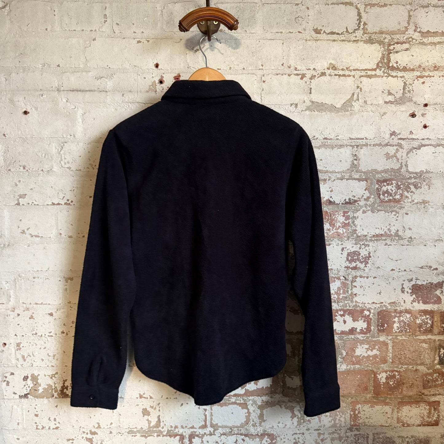 1990s Black Naf naf Fleece Zip Up Jumper